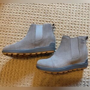 Sorel Charcoal Suede Bootie